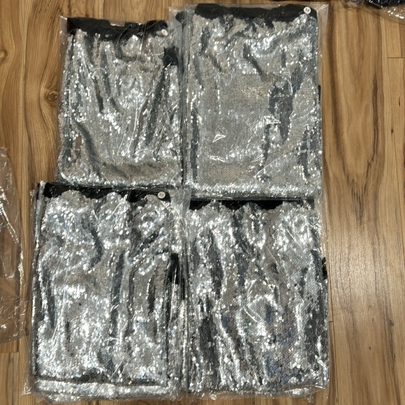 Reformation Nadene Dress | Silver Sequin ๐ Christmas Day Sale๐ - Picture 10 of 11